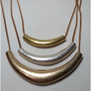Bohemian Tri-colored Bars with chains Varied metal colors See photos 32-36"